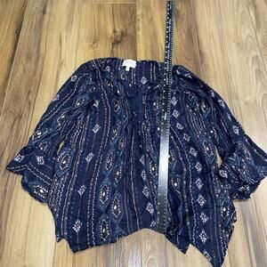 Haute Hippie Tribe Women's Boho Print Long Sleeve Western Hippie Xs
